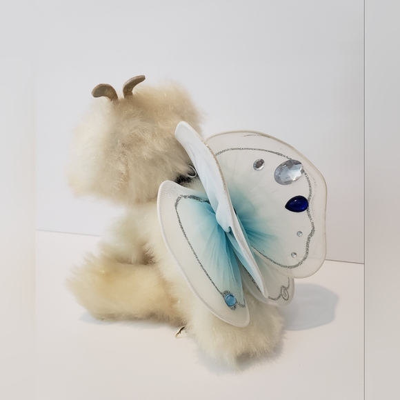 Vintage Aurora Puppillons Puppy Dog Butterfly Wings Stuffed Animal Plush 2002 - Picture 9 of 14